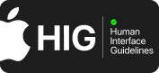 Logo de conformité "Human interface Guidelines"